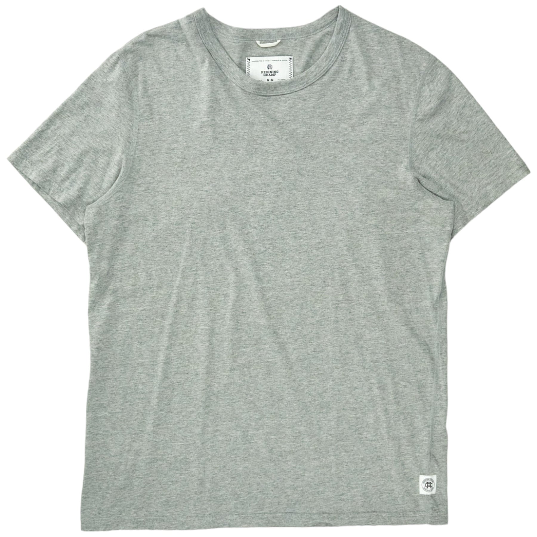 Reigning Champ Grey Overlock Tee