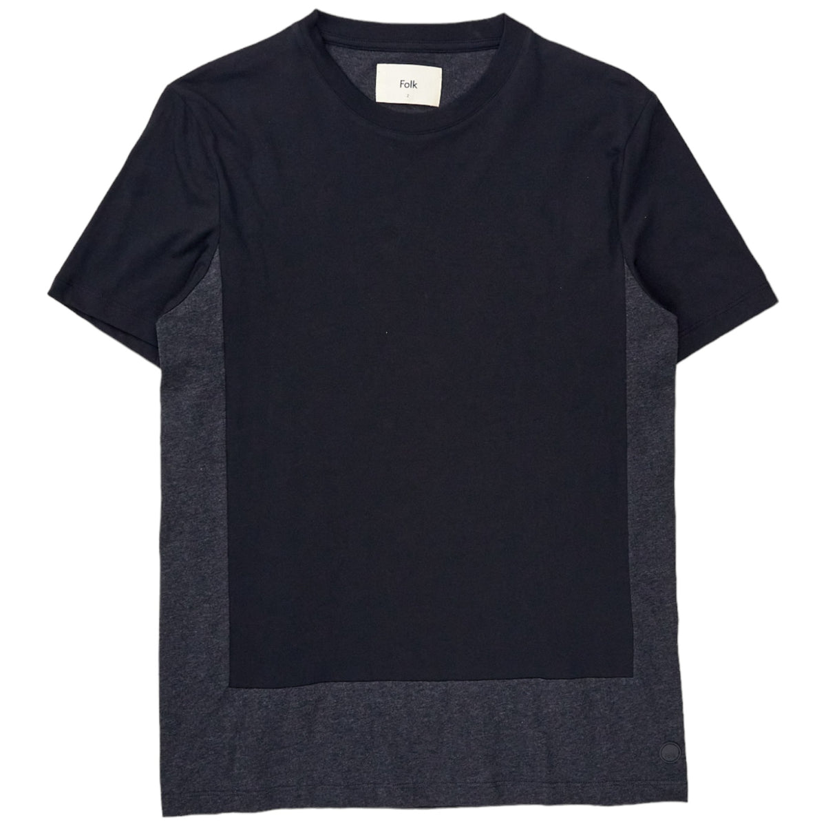 Folk Black/Grey Blouson Tee