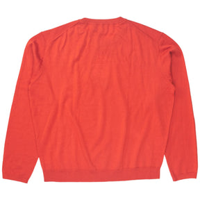 N. Peal Burnt Orange LS Crew Sweater