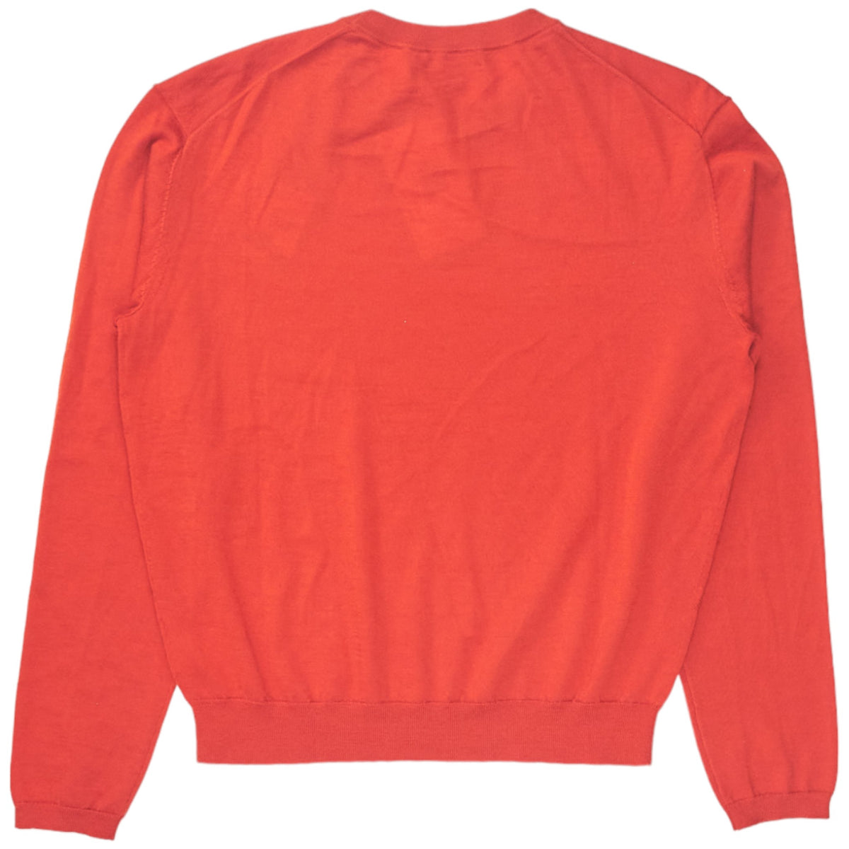 N. Peal Burnt Orange LS Crew Sweater