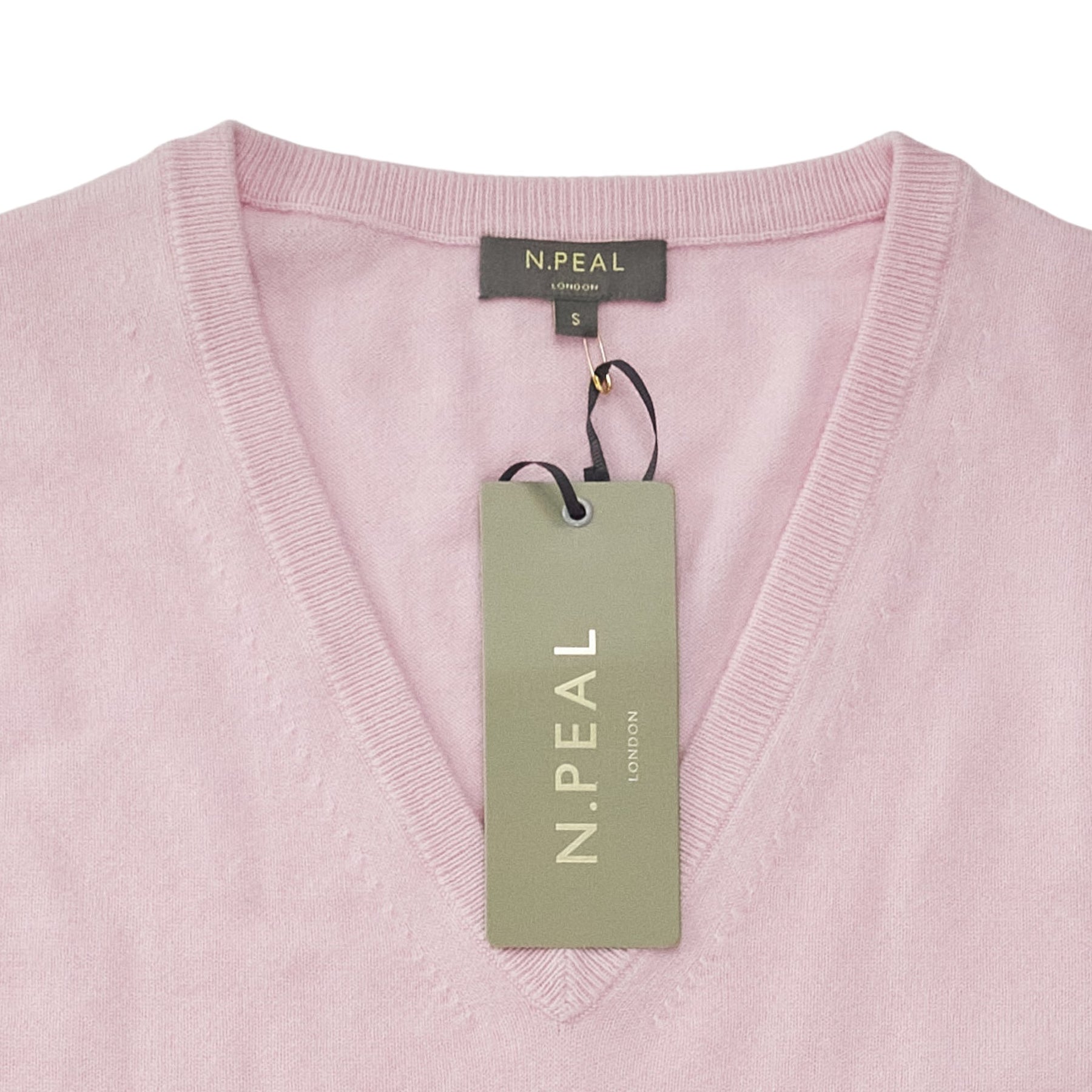 N. Peal Pale Pink Cashmere Sweater