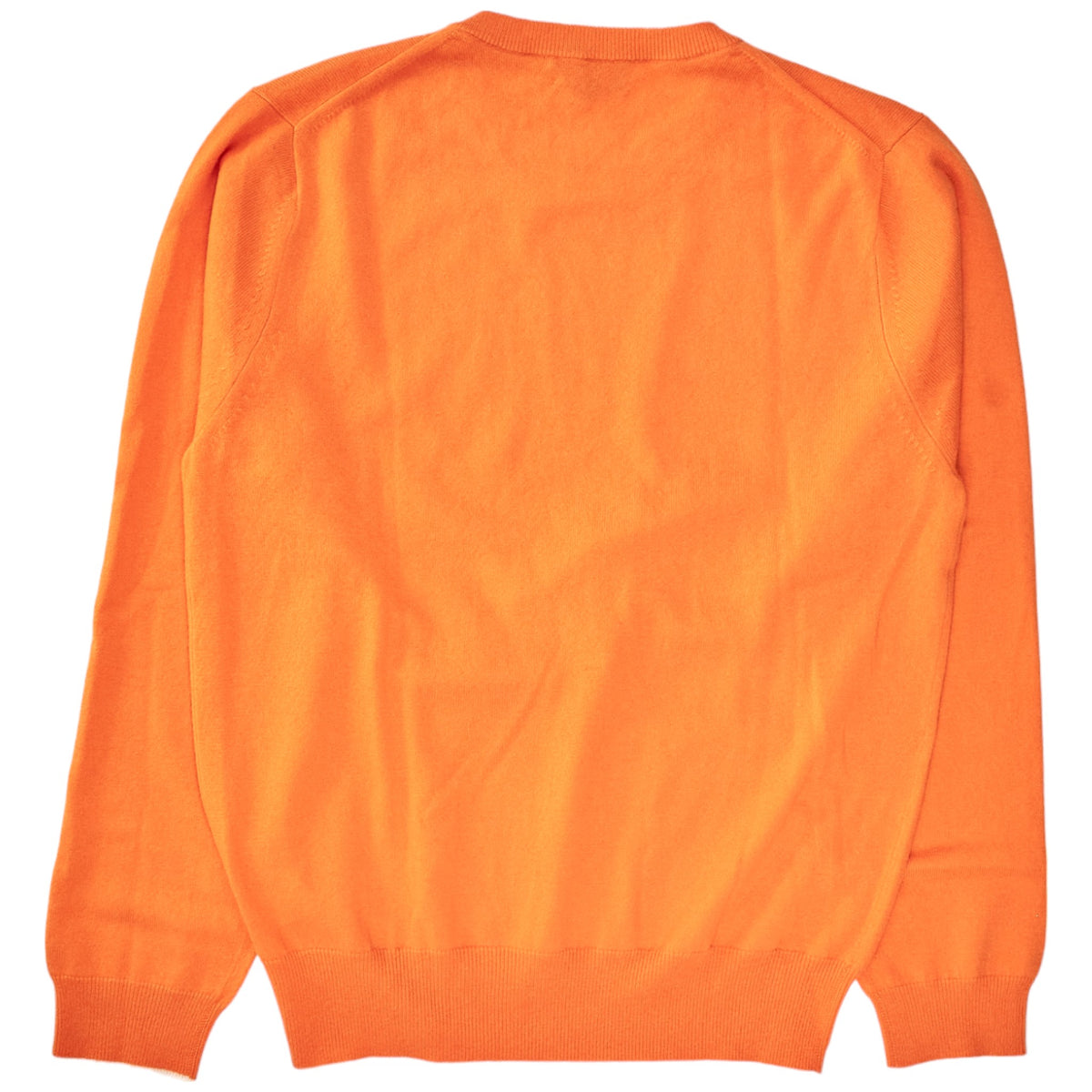 N. Peal X Pantone Carrot Cashmere Sweater