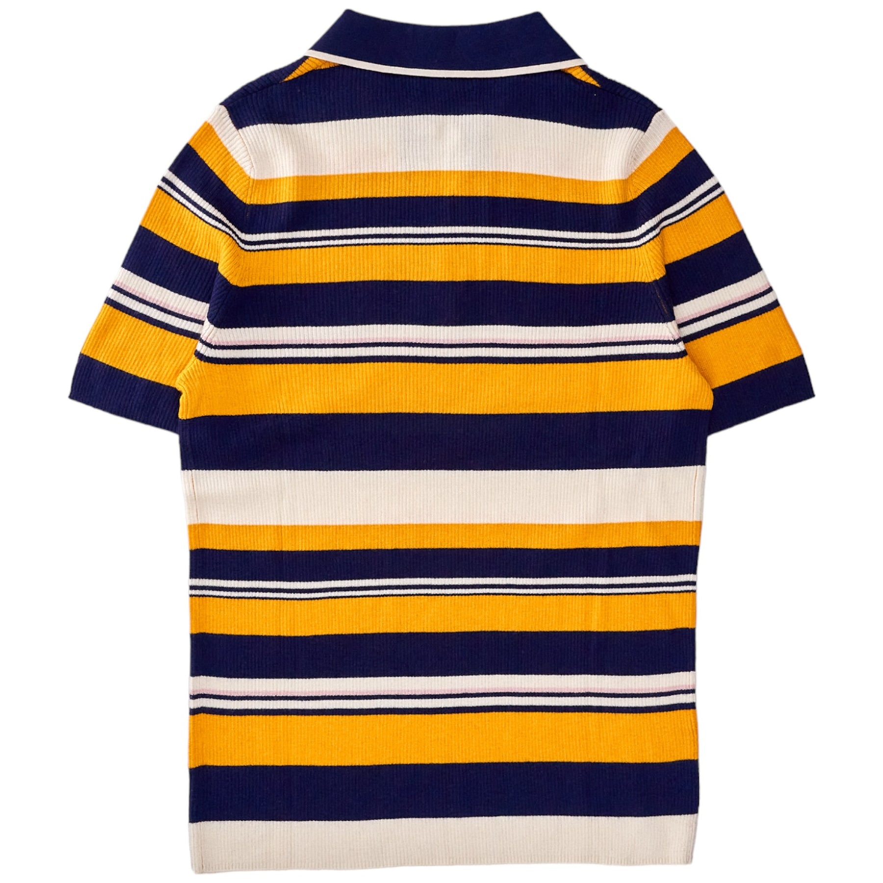 N. Peal Navy/Multi Cashmere Polo