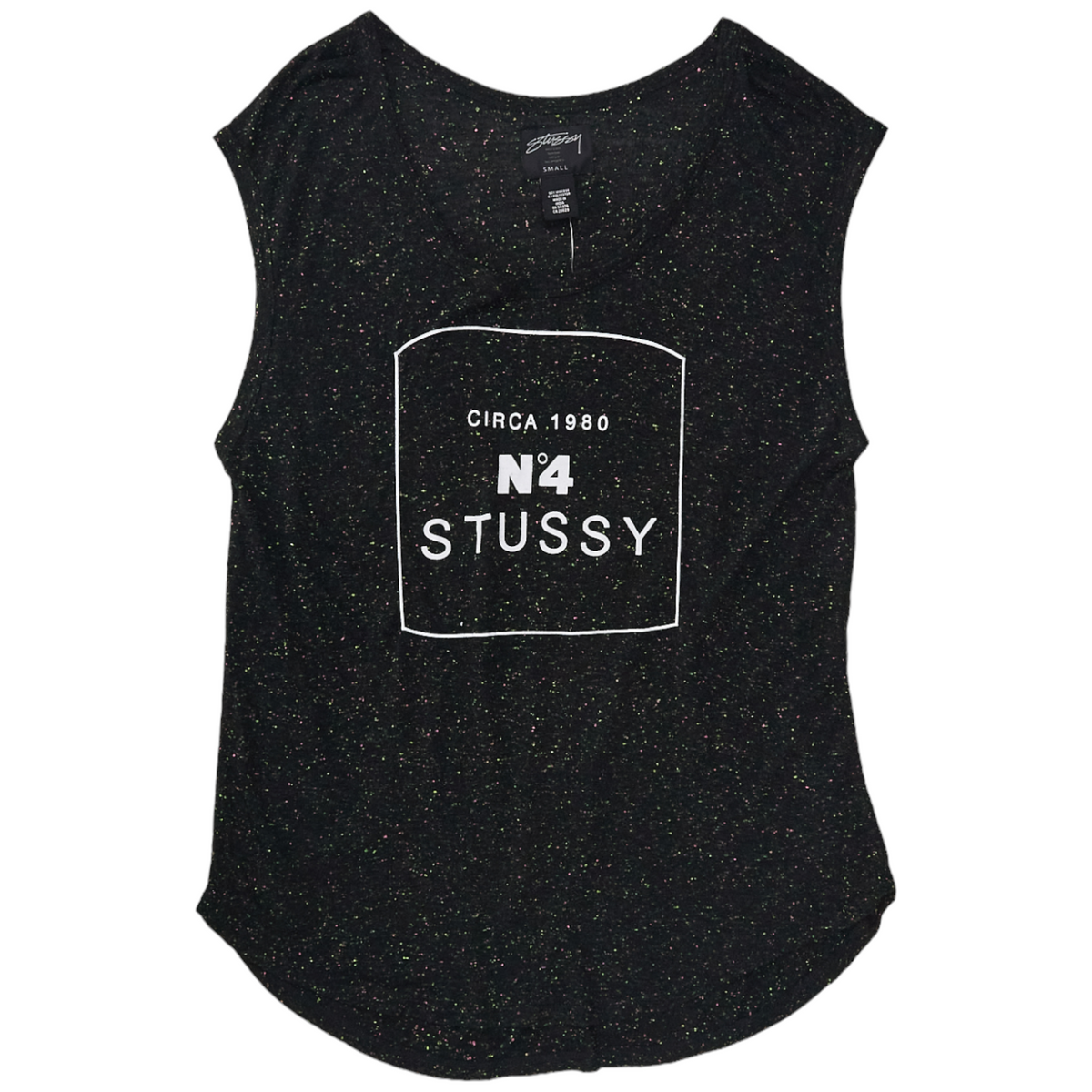 Vintage Stussy Black Luxe Muscle Tee