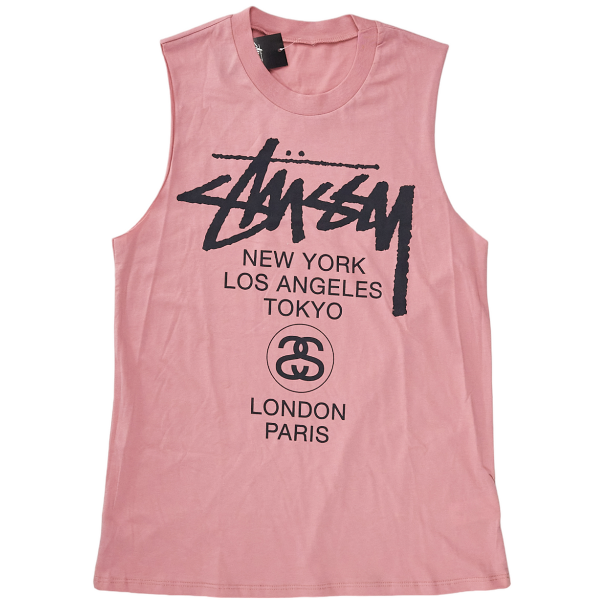 Vintage Stussy Dusky Pink Muscle Tee