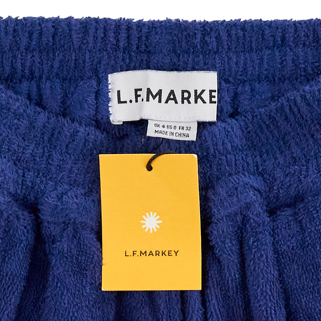 L.F. Markey Navy Towelling Shorts