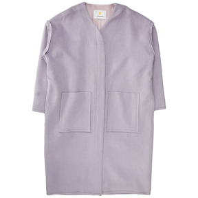 L.F. Markey Lilac Raw Seam Coat