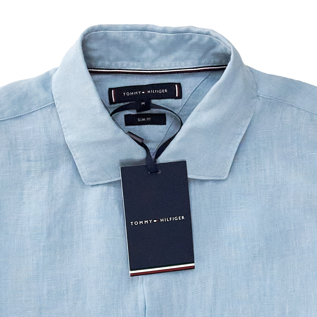 Tommy Hilfiger Indigo Chambray Officer Shirt