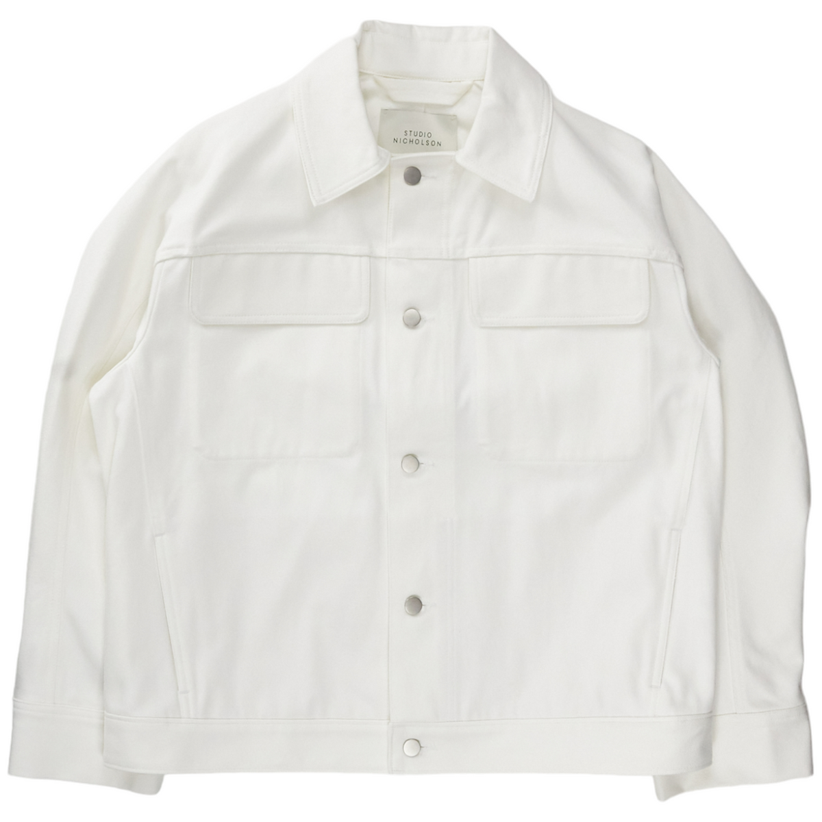 Studio Nicholson Cream Denim Jacket
