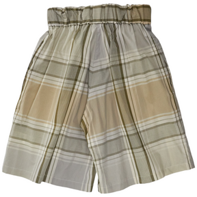 Studio Nicholson Green Madras Mai Short