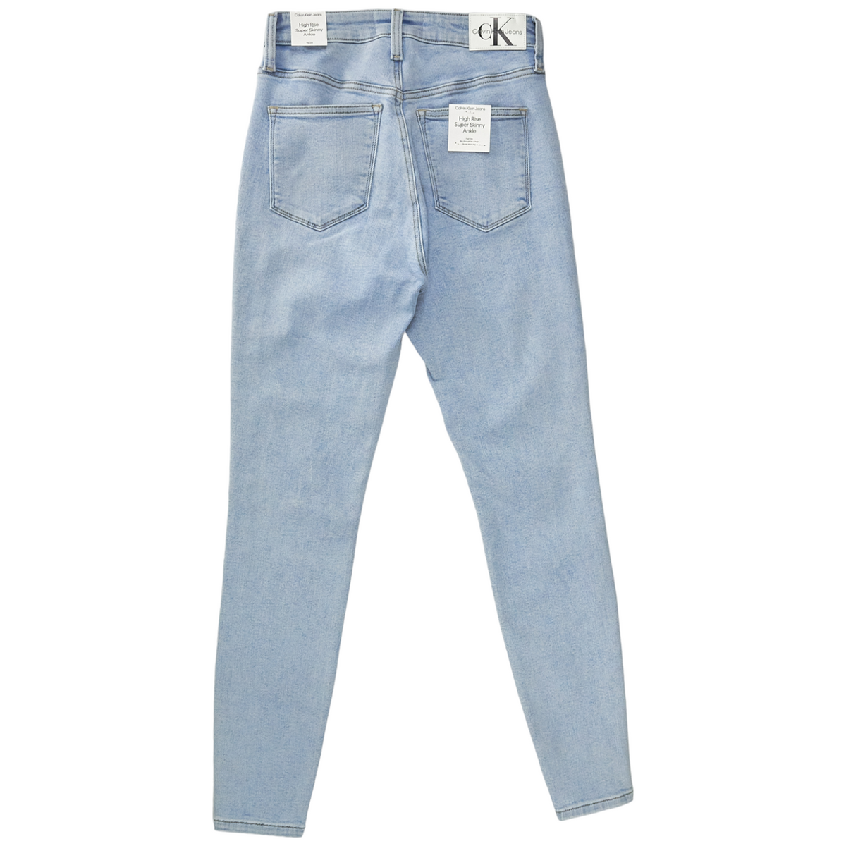 Calvin Klein Jeans Blue High Rise Super Skinny Ankle Jeans