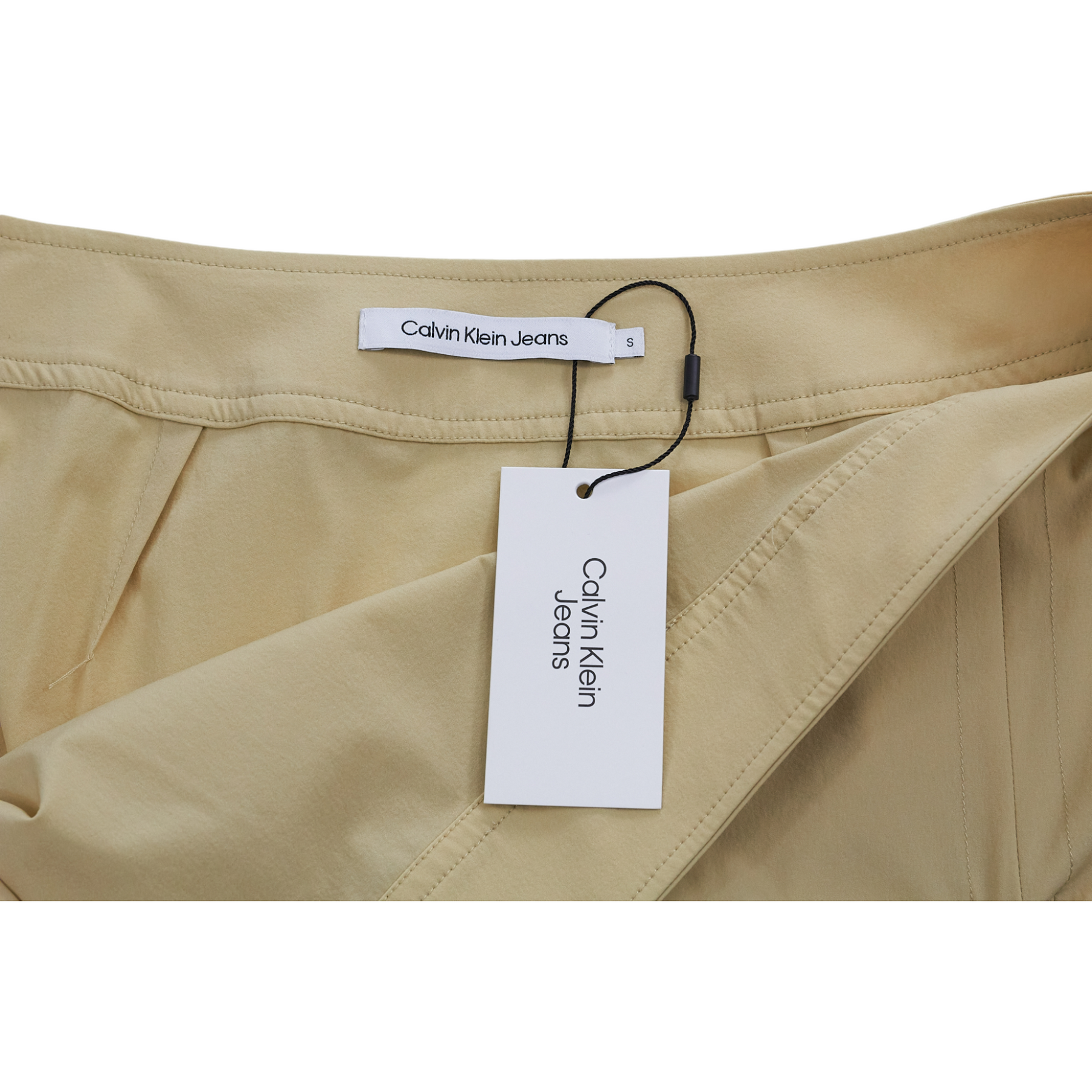 Calvin Klein Jeans Sand Gathering Midi Skirt