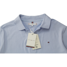 Tommy Hilfiger Blue Open Placket Polo Shirt