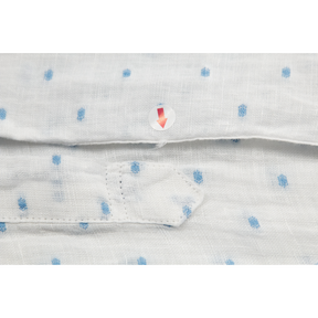 Tommy Hilfiger White/Blue Linen Shirt