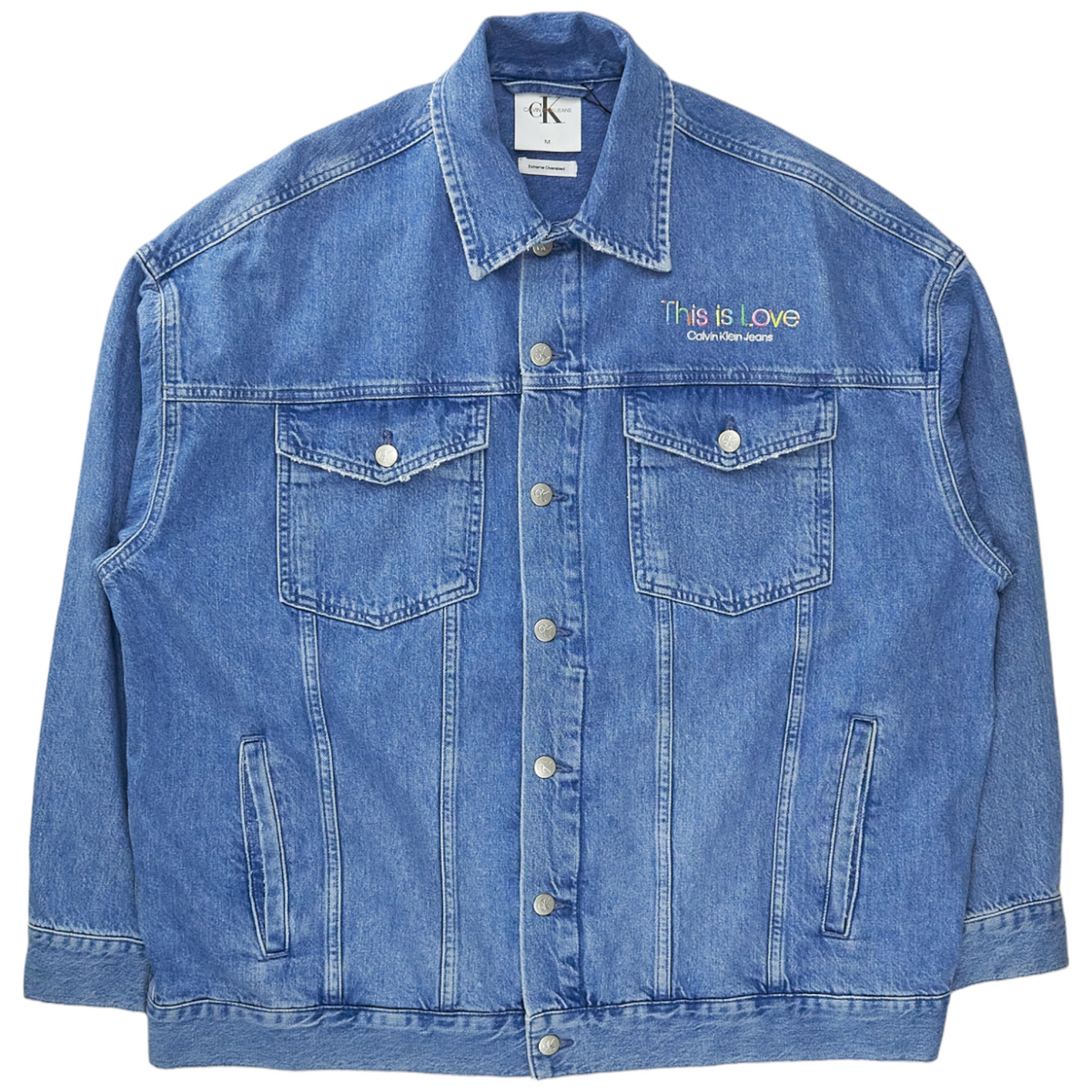 Calvin Klein Jeans Blue Pride Denim Jacket