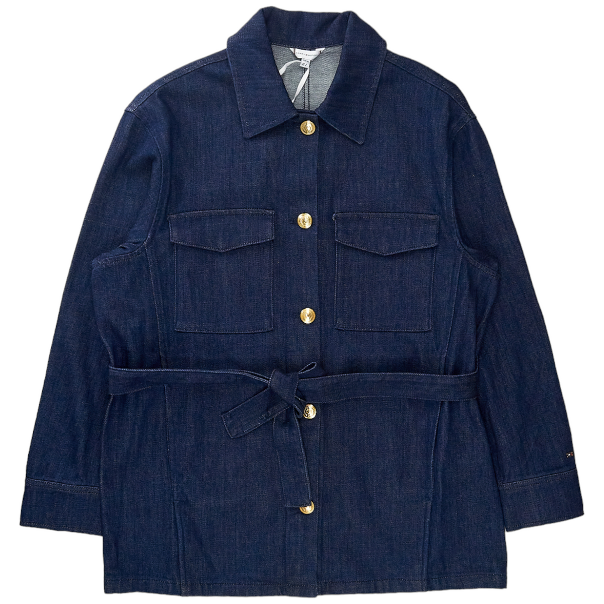 Tommy Hilfiger Indigo Denim Belted Jacket