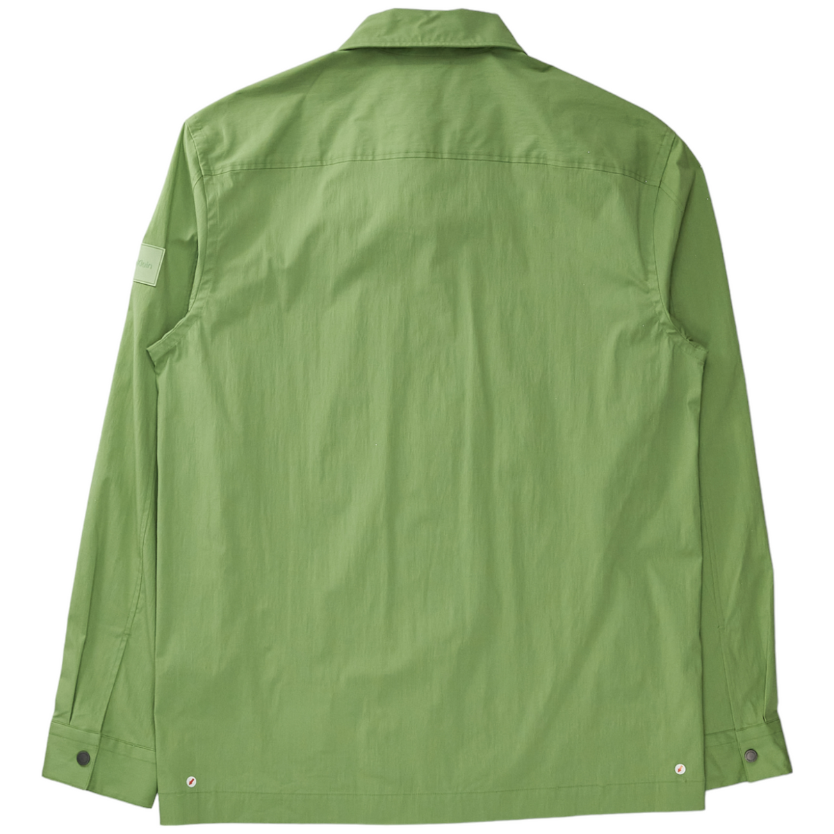 Calvin Klein Green Poplin Overshirt