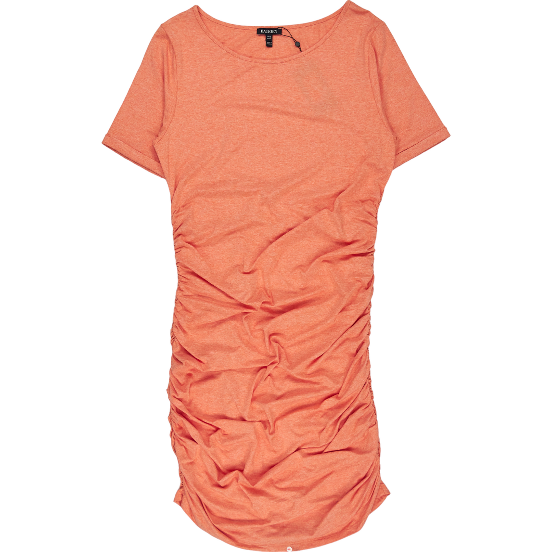 Baukjen Orange Ruched Dress