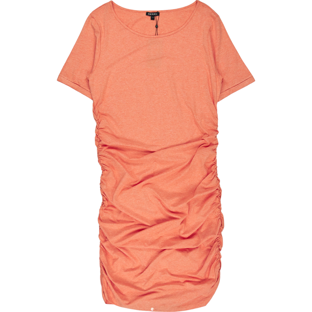 Baukjen Orange Ruched Dress