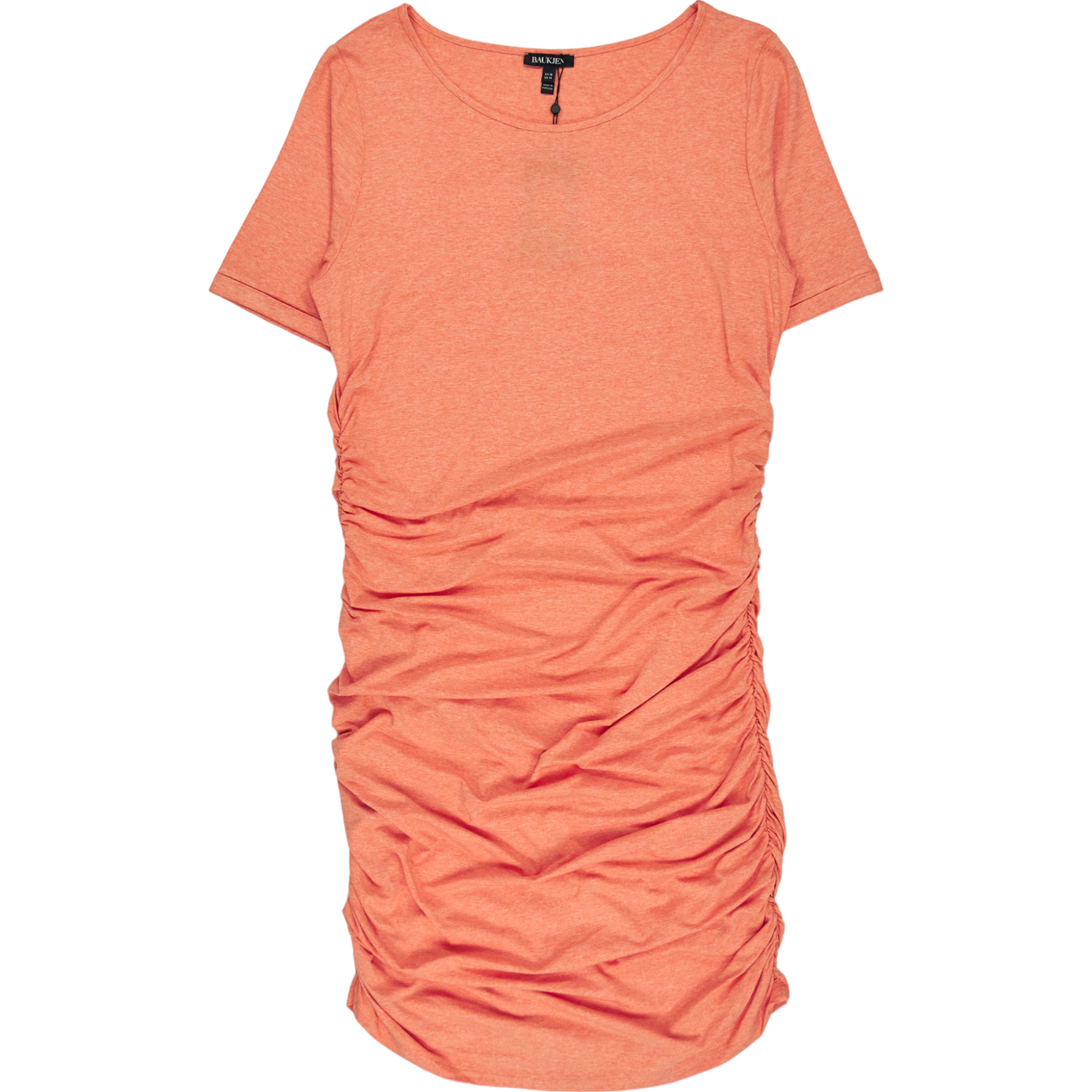 Baukjen Orange Ruched Dress