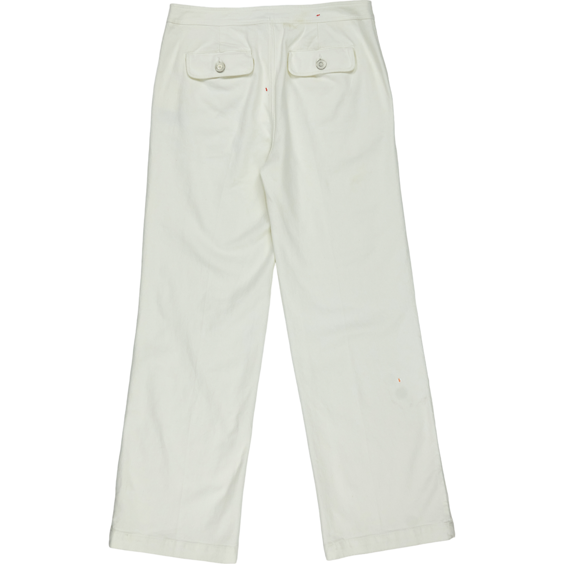 Baukjen Soft White Margot Organic Wide Leg Jeans