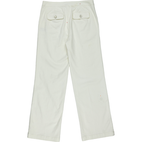 Baukjen Soft White Margot Organic Wide Leg Jeans