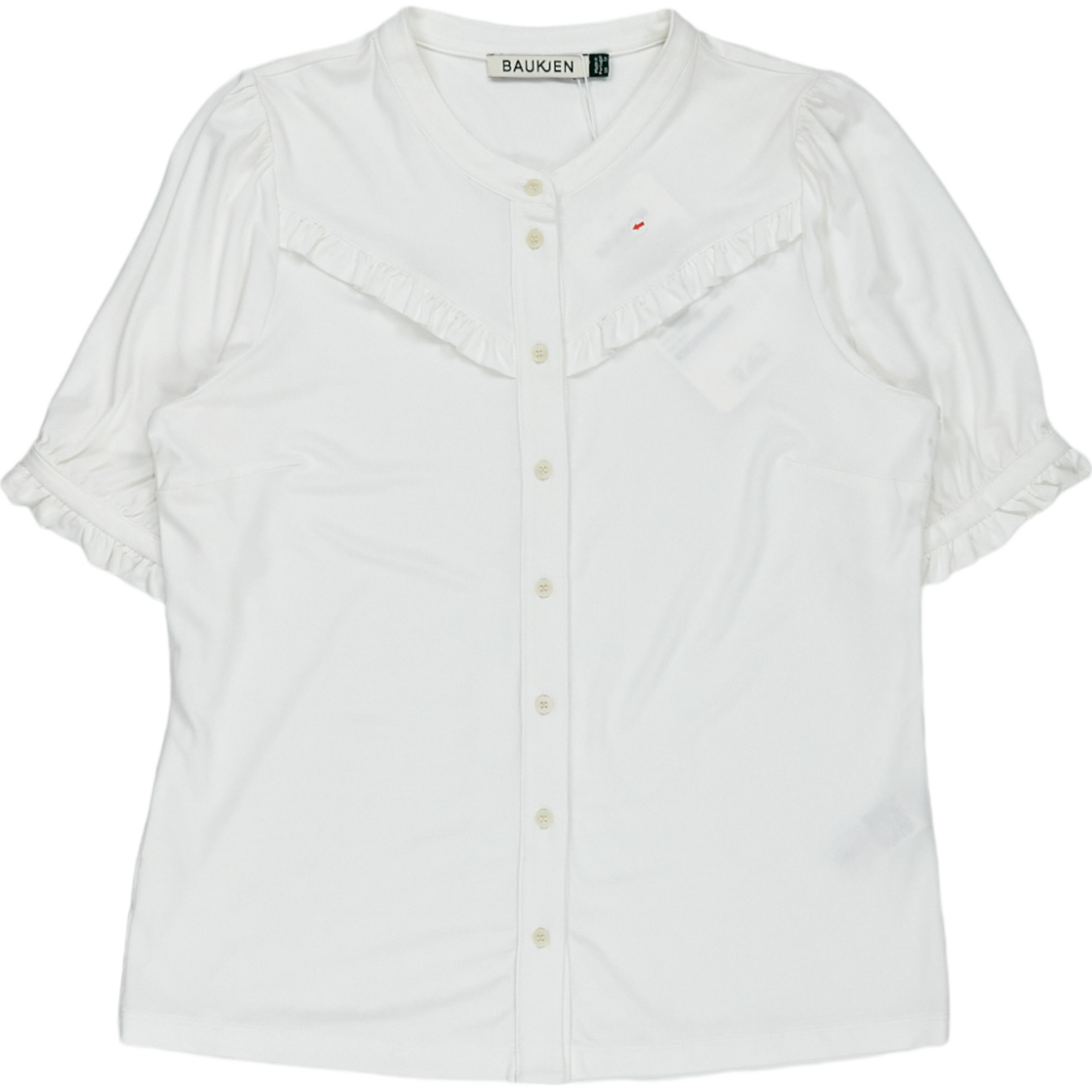 Baukjen White Frill Blouse