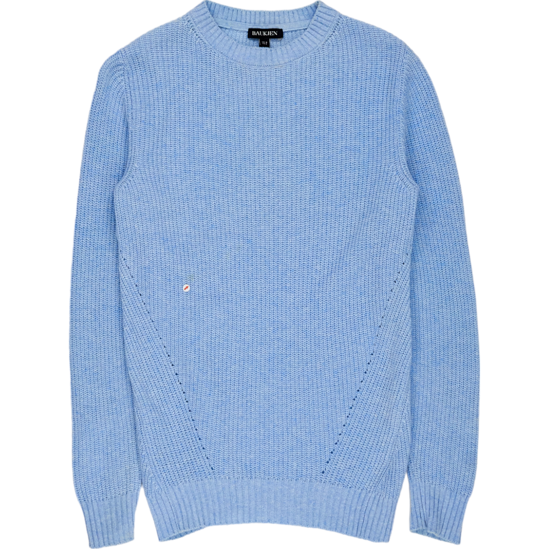 Baukjen Light Blue Crewneck Knit Jumper