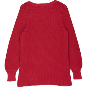 Baukjen Red Knit Jumper Dress