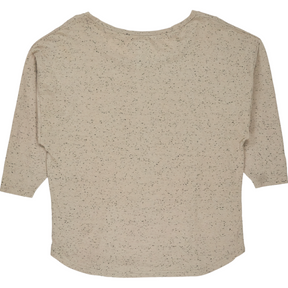 Stussy Grey Speckled Logo Top