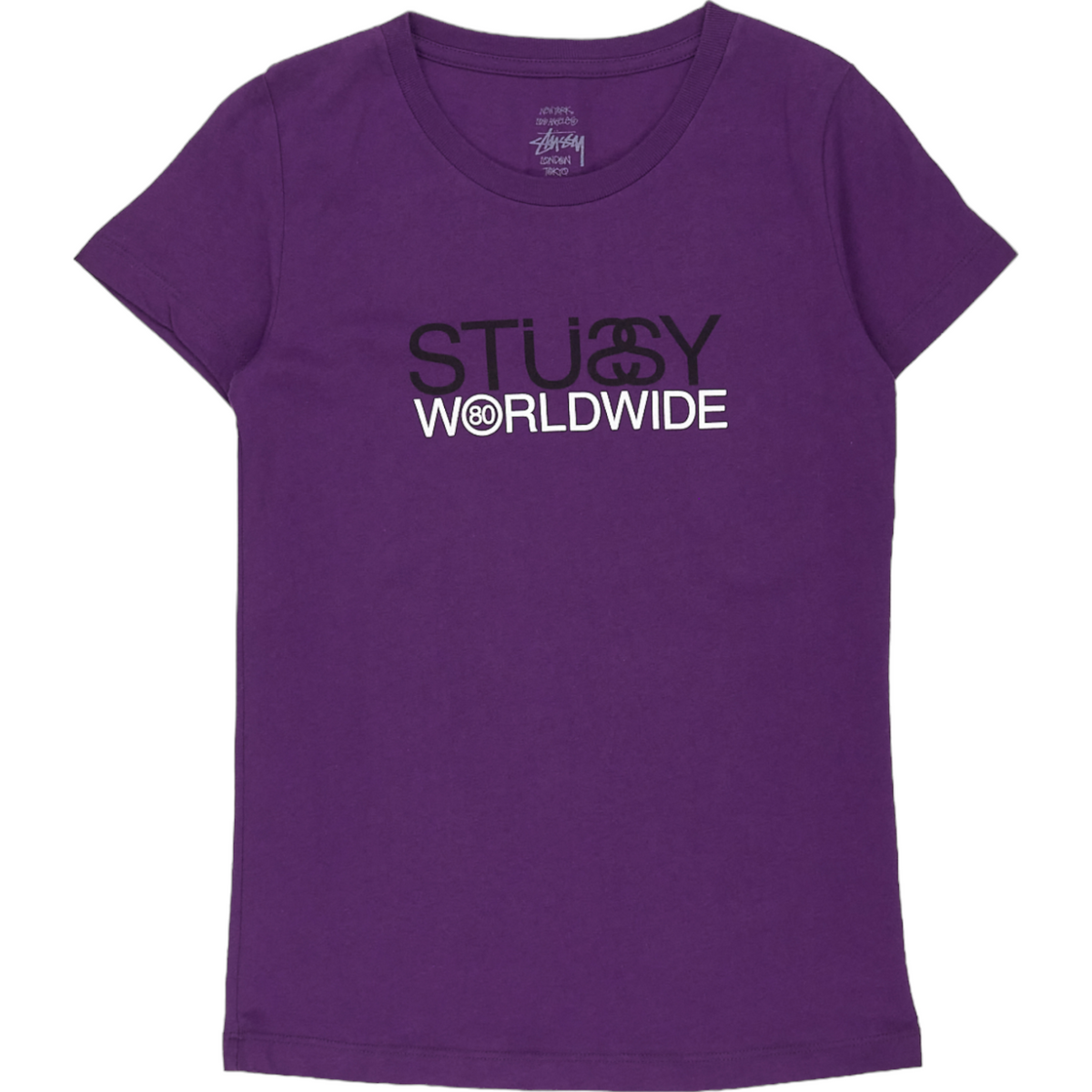 Stussy Purple Worldwide T-Shirt| Shop from Crisis Online