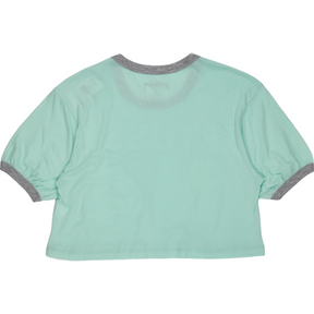 Stussy Mint Green Baby Crop Top T-Shirt