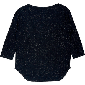 Stussy Black Long Sleeve Henley Top