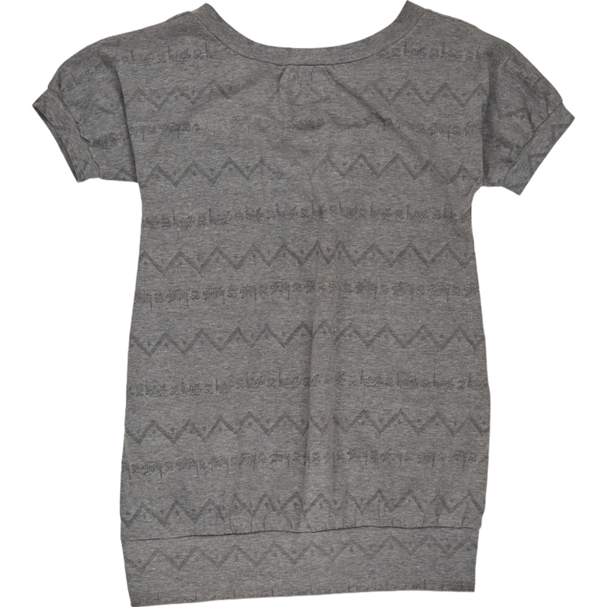 Stussy Grey Knit V-Neck Top