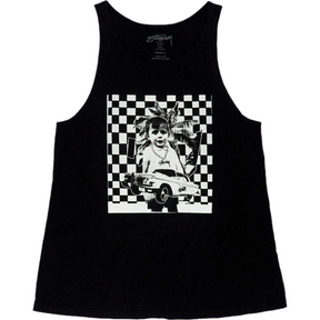 Stussy Black Graphic Tank Top