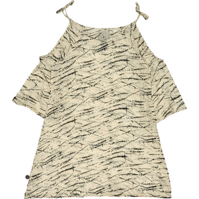 Stussy Beige Black Print Cotton Dress