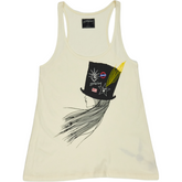 Stussy Ivory Graphic Racerback Tank