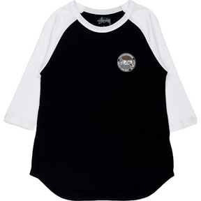 Stussy Black Global Roots Graphic T-Shirt