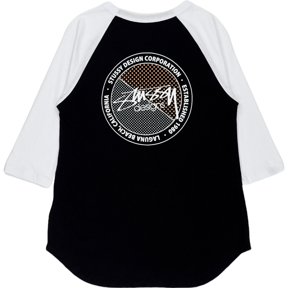 Stussy Black Global Roots Graphic T-Shirt