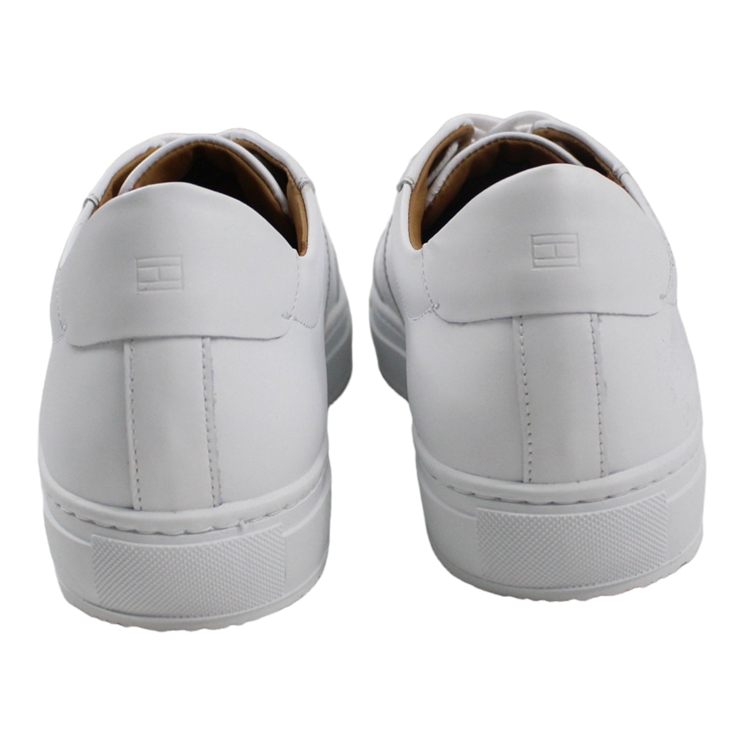 Tommy Hilfiger White Premium Leather Cupsole Shoe