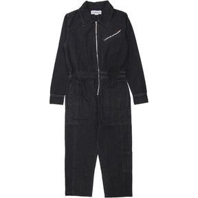 L.F. Markey Black Denim Boilersuit