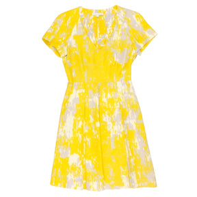 Jonathan Saunders Yellow Fit & Flare Dress