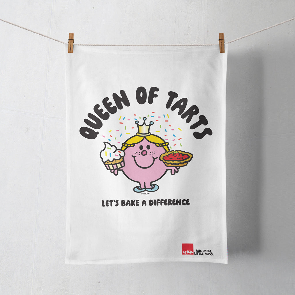 Bake for Crisis - Queen of Tarts Tea Towel