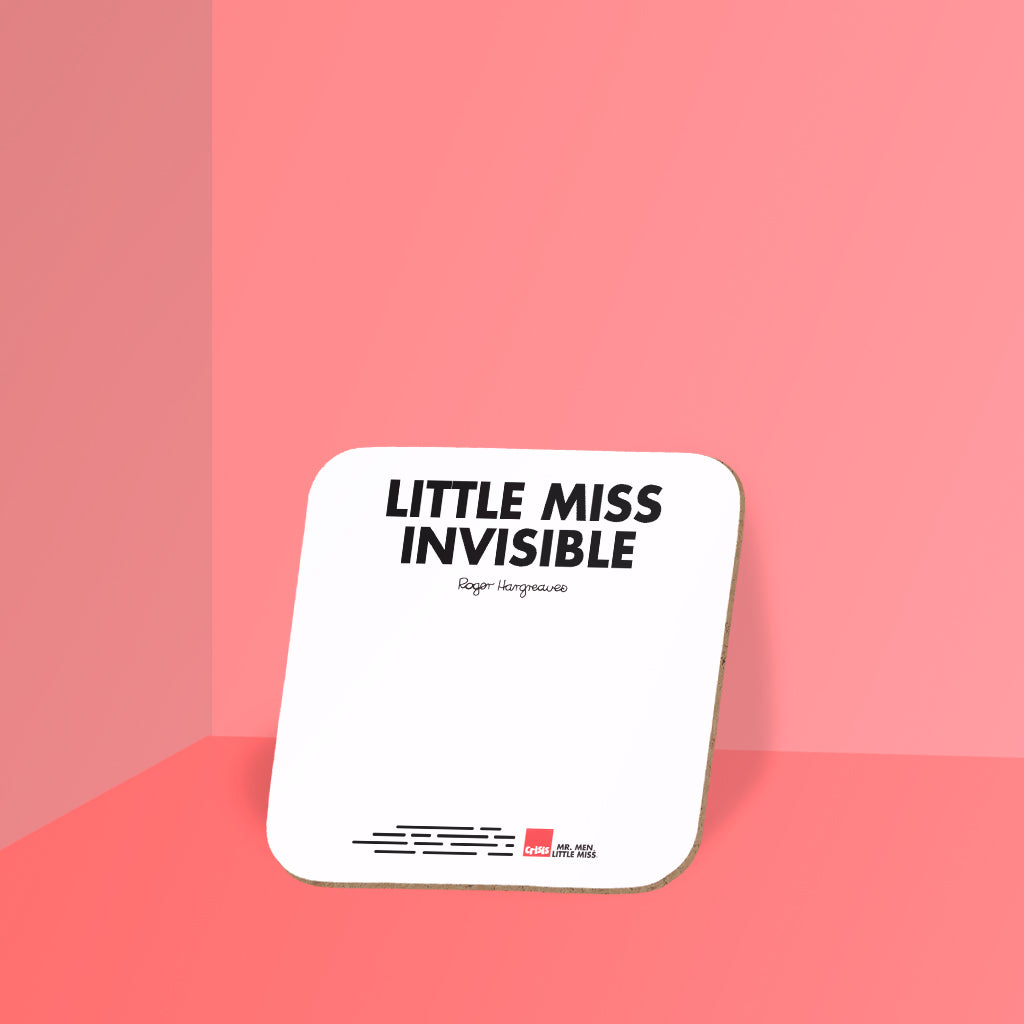 Little Miss Invisible Keyhole Coaster