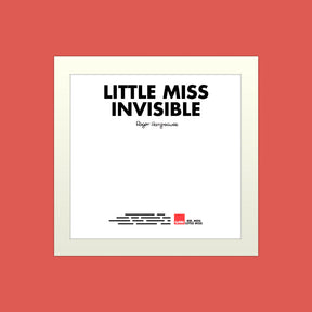 Little Miss Invisible Keyhole Art Print