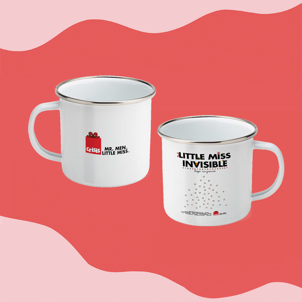 Little Miss Invisible Christmas Edition Enamel Mug