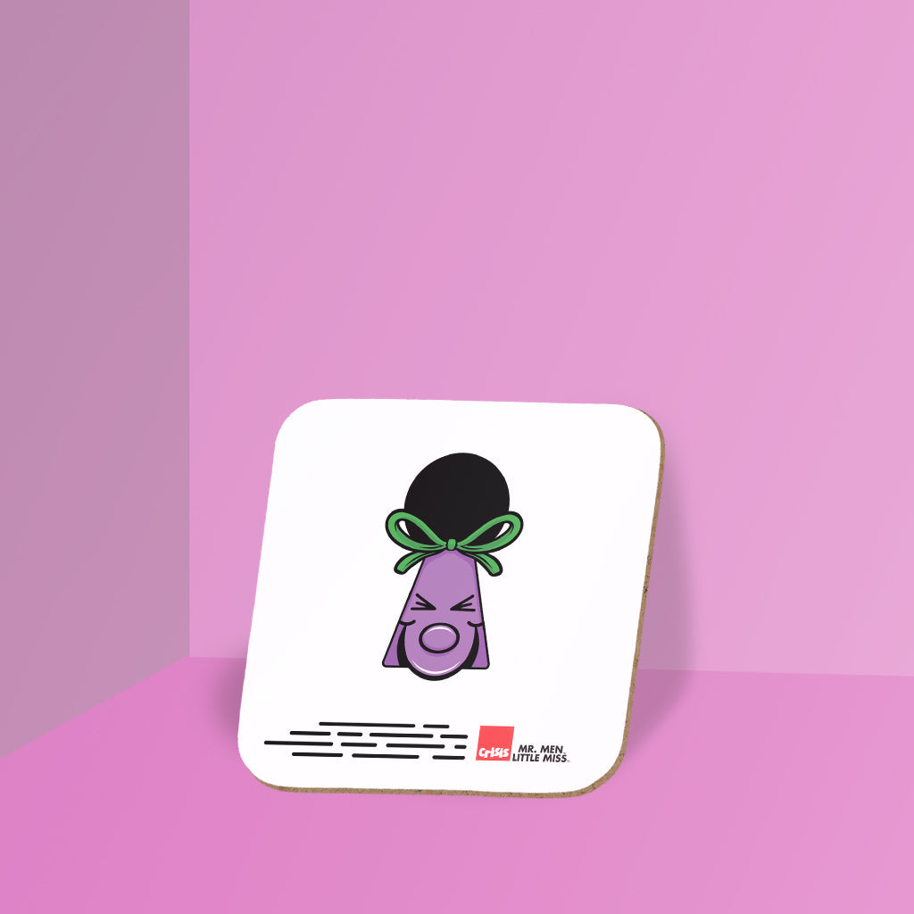 Little Miss Naughty Keyhole Coaster