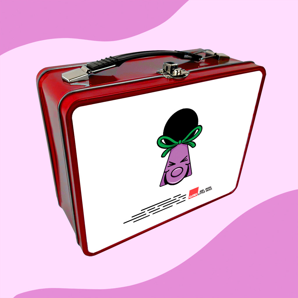 Little Miss Naughty Keyhole Metal Lunch Box