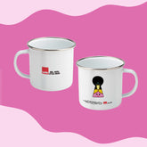 Little Miss Princess Keyhole Enamel Mug