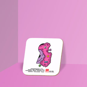 Little Miss Surprise Keyhole Coaster